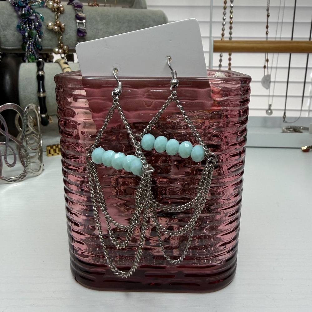 Mystery jewelry jar all silver tone